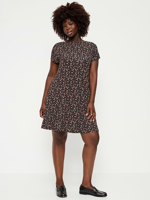 Old Navy Short-Sleeve Mini Swing Dress — photo 7