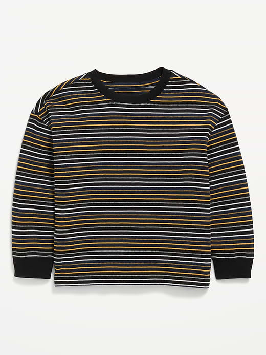 Old Navy Oversized Long-Sleeve Striped T-Shirt for Toddler Boys — photo 1