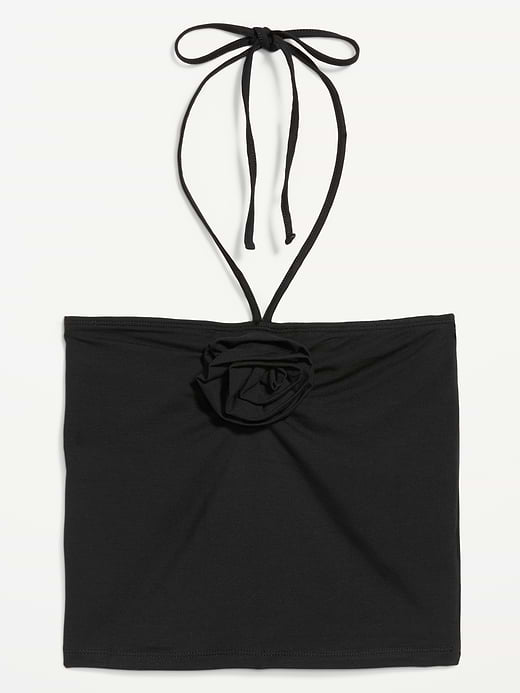 Old Navy Tie-Neck Rosette Tube Top — photo 6