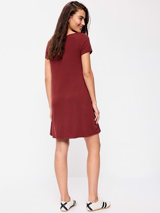Old Navy Short-Sleeve Mini Swing Dress — photo 3