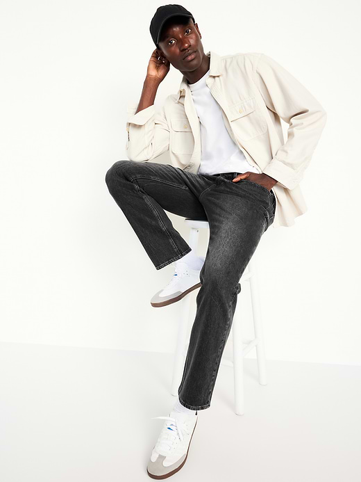 Old Navy 90's Straight Built-In Flex Jeans — photo 4