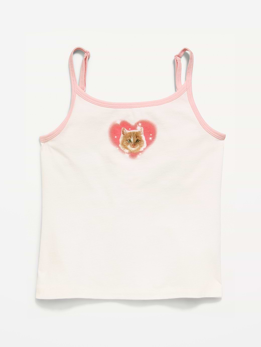 Old Navy Fitted Graphic Cami for Girls — photo 3