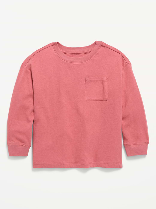 Old Navy Oversized Long-Sleeve Striped T-Shirt for Toddler Boys — photo 1