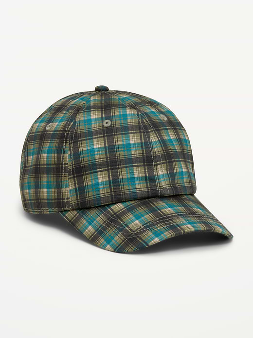 Old Navy Plaid Baseball Hat for Men — photo 1