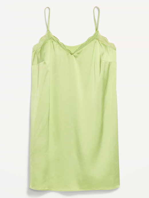 Old Navy Satin Lace-Trim Sleep Dress — photo 5
