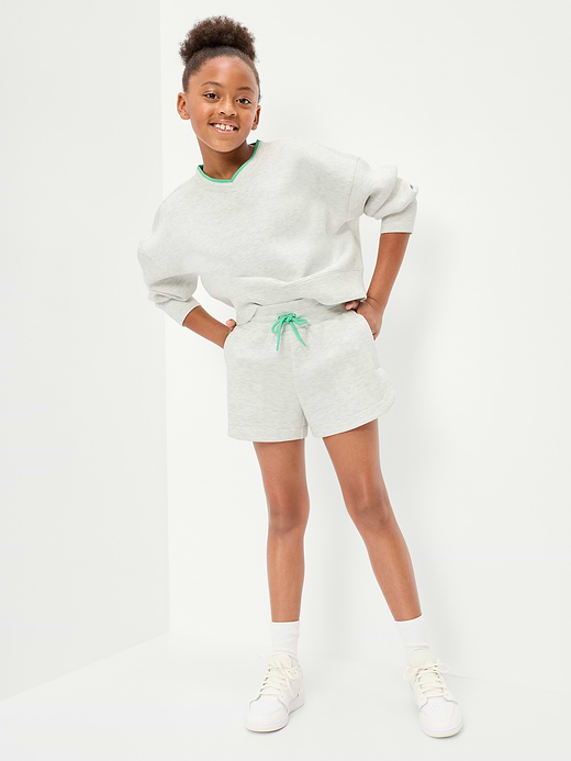 Old Navy High-Waisted Bounce Fleece Shorts for Girls — photo 4