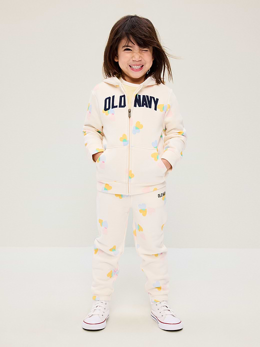 Old Navy Printed Cinched-Hem Jogger Sweatpants for Toddler Girls — photo 1