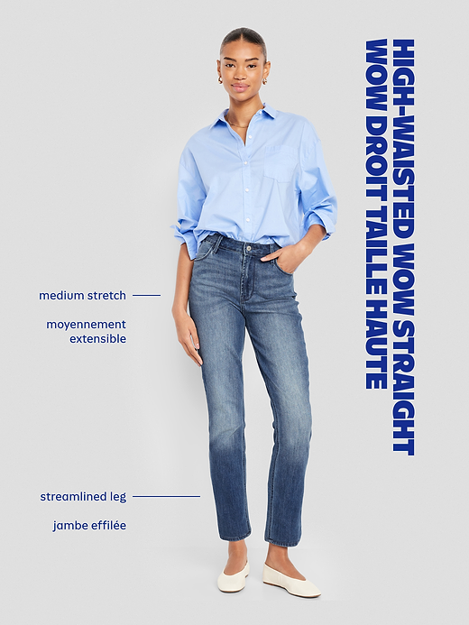 Old Navy High-Waisted Wow Straight Ankle Jeans — photo 10