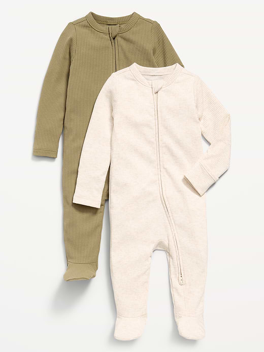 Old Navy 2-Way-Zip Sleep & Play Footed One-Piece 2-Pack for Baby — photo 1