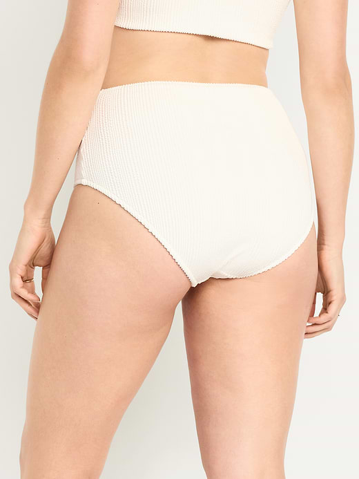 Old Navy High-Waisted Ribbed Bikini Swim Bottoms — photo 7