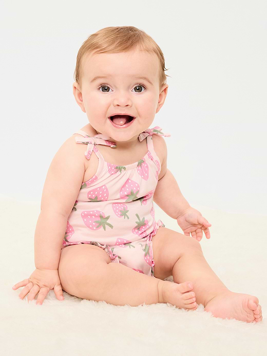 Old Navy Sleeveless Tie-Strap One-Piece Romper for Baby