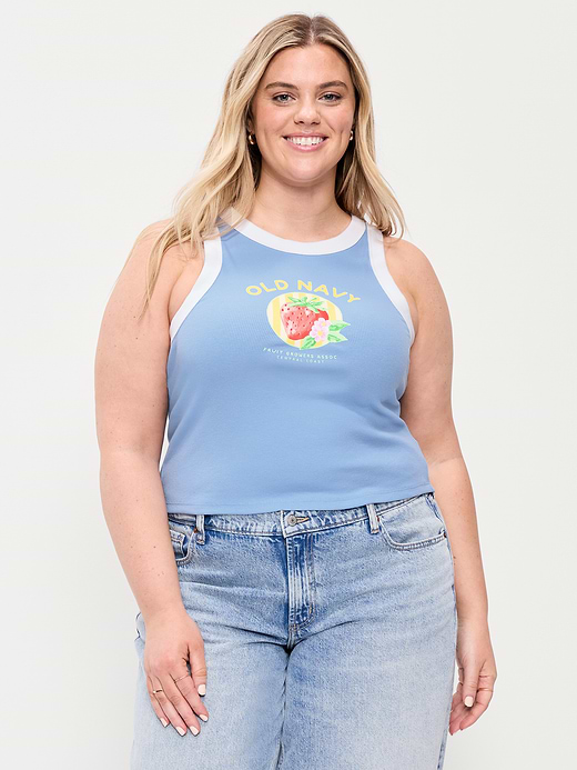 Old Navy Crop Ribbed Tank Top — photo 9