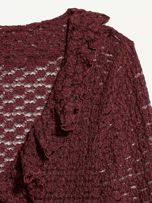 Old Navy Fitted Bell-Sleeve Ruffle Top — photo 5