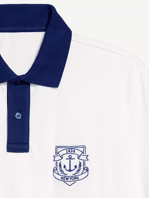 Old Navy Classic Fit Pique Graphic Polo — photo 6