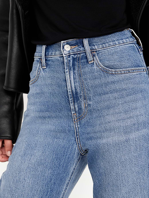 Old Navy High-Waisted Wow Barrel-Leg Ankle Jeans — photo 5