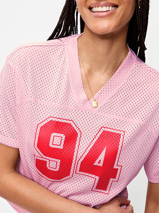 Old Navy Mesh Jersey Football Top — photo 5