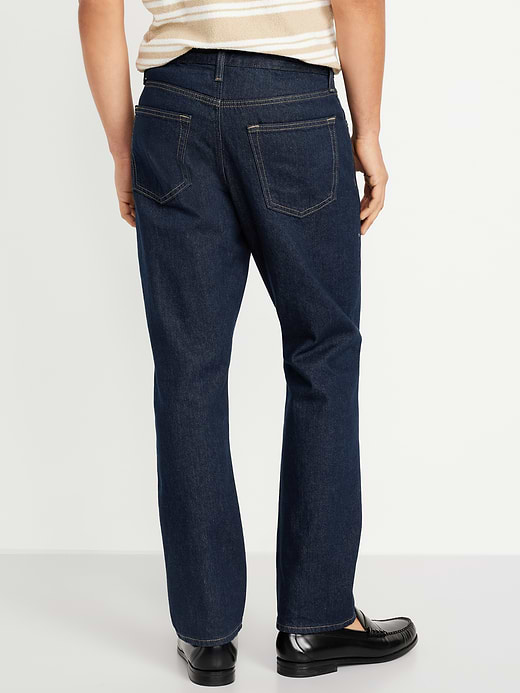 Old Navy Structured Straight Non-Stretch Jeans — photo 3
