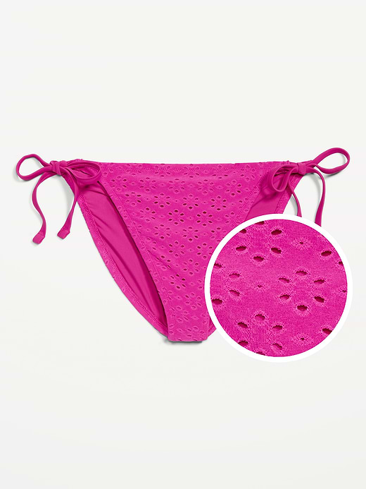 Old Navy Eyelet String Bikini Swim Bottoms — photo 5