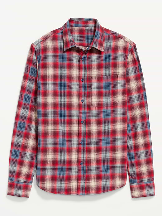 Old Navy Relaxed Long-Sleeve Flannel Pocket Shirt — photo 5