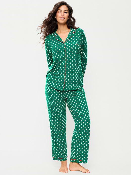 Old Navy Sunday Sleep Knit Jersey Pant Set — photo 6