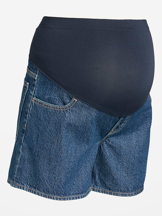 Old Navy Maternity Full-Panel Baggy Short -- 5-inch inseam — photo 3