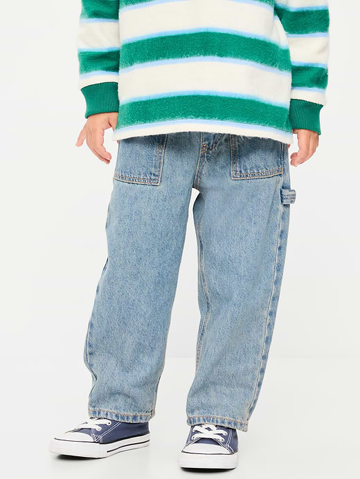 Old Navy Super Baggy Barrel-Leg Cargo Jeans for Toddler Boys — photo 3
