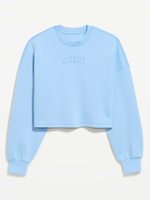 Old Navy Bounce Fleece Quilted Crew-Neck Top — photo 1