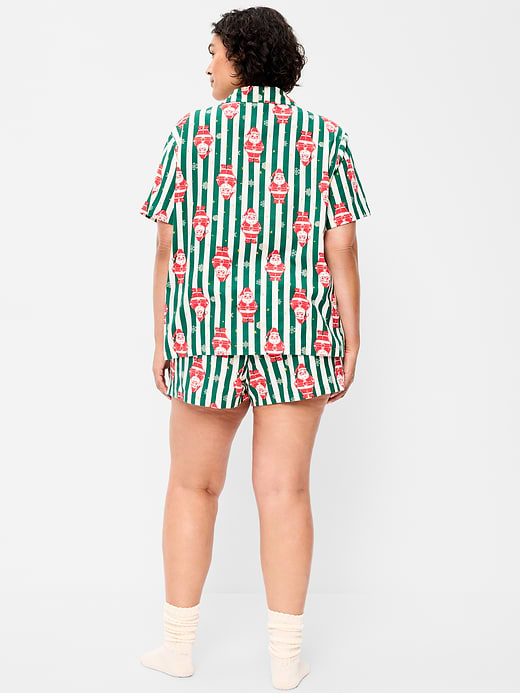 Old Navy Flannel Pajama Short Set for Women — photo 8