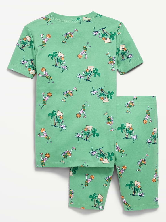Old Navy Gender-Neutral Snug-Fit Graphic Pajama Set for Kids — photo 3
