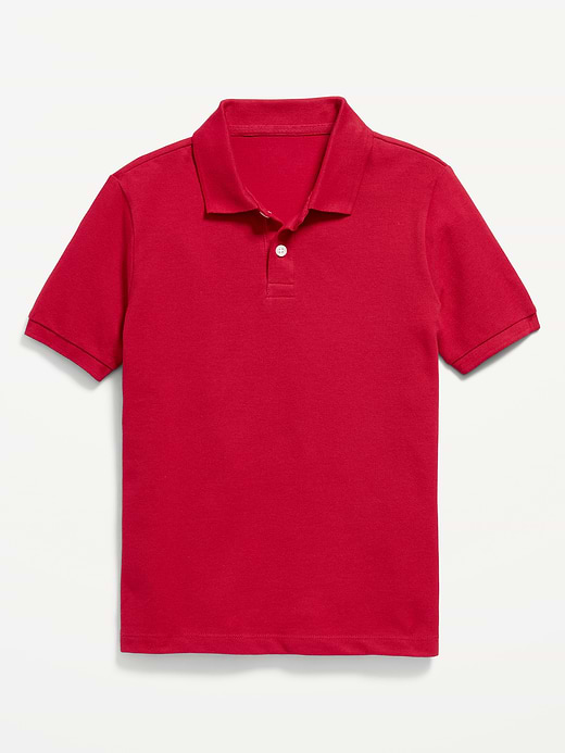 Old Navy School Uniform Pique Polo Shirt for Boys — photo 3