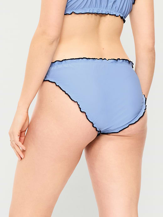 Old Navy Mid-Rise Ruffle Trim Swim Bottoms — photo 7