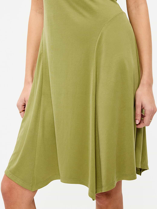 Old Navy Fit & Flare Asymmetrical Shoulder Mini Dress — photo 6