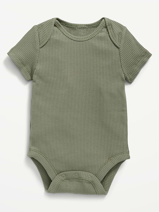 Old Navy Unisex Short-Sleeve Rib-Knit Bodysuit for Baby — photo 1