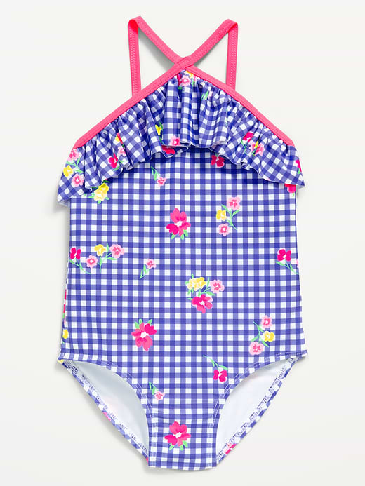 Old Navy Ruffled One-Piece Swimsuit for Toddler Girls
