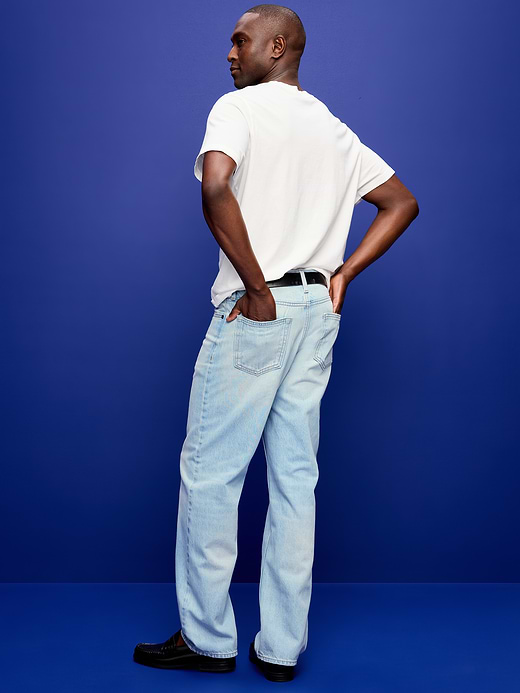 Old Navy Structured Loose Non-Stretch Jeans — photo 4