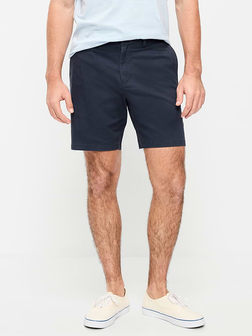 Old Navy Slim Built-In Flex Rotation Chino Shorts -- 8-inch inseam — photo 3