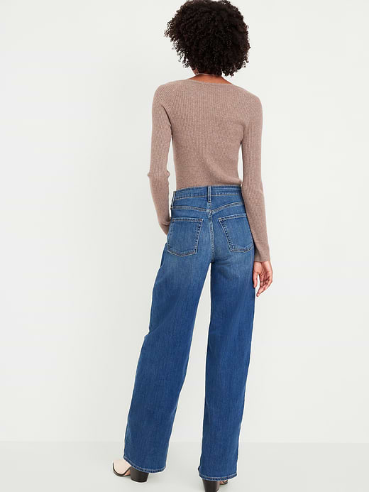 Old Navy High-Waisted Wow Wide-Leg Jeans — photo 4