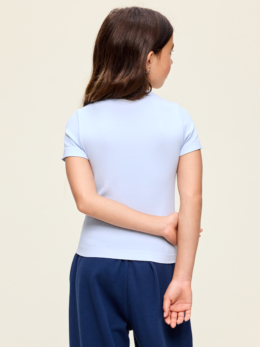 Old Navy Fitted Seamless Ribbed Performance Top for Girls — photo 3