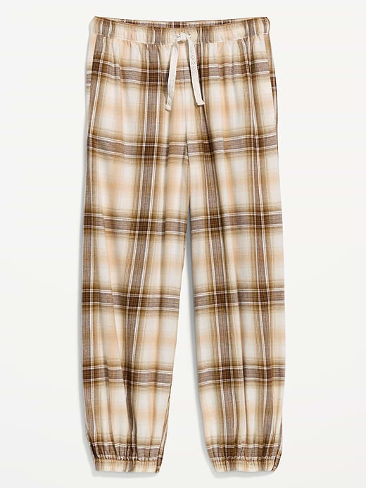 Old Navy Cinched Flannel Balloon Pants — photo 5