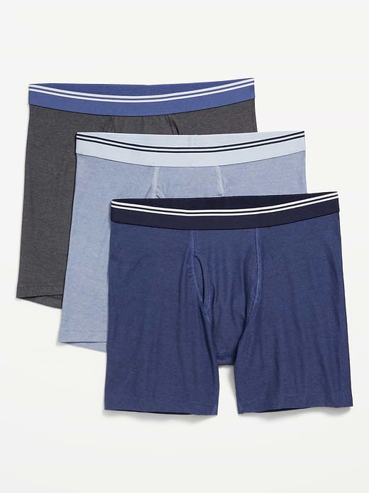 Old Navy 3-Pack Soft-Washed Boxer Briefs -- 6.25-inch inseam — photo 1