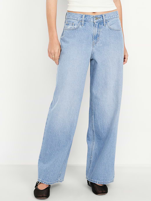 Old Navy Mid-Rise Wow Baggy Wide-Leg Jeans — photo 3
