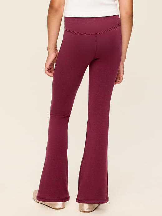 Old Navy High-Waisted PowerChill Crossover Flared Leggings for Girls — photo 3