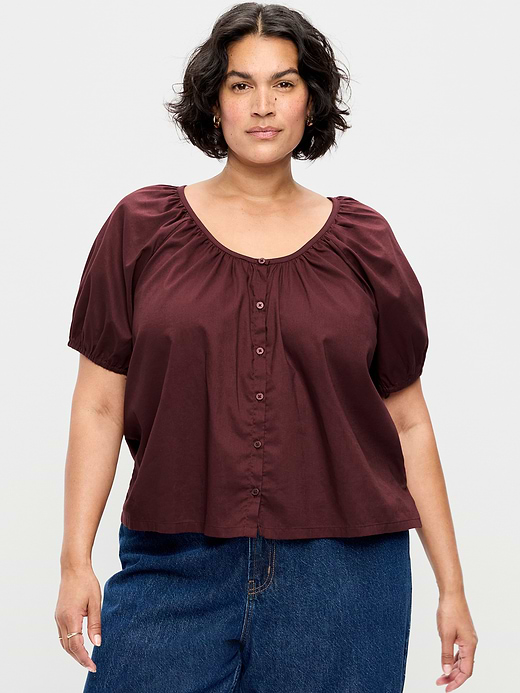 Old Navy Airy Button-Down Top — photo 8