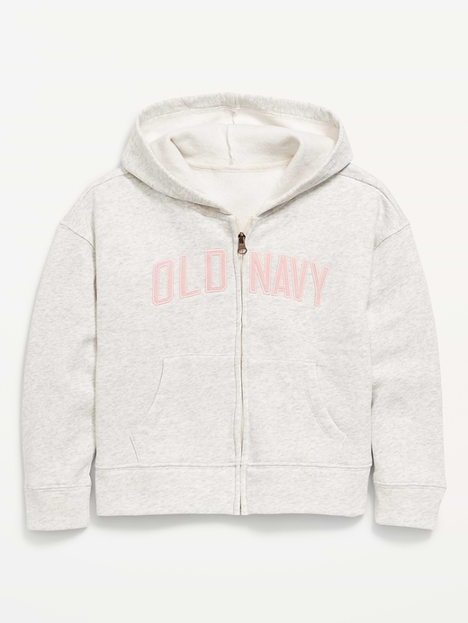 Old Navy Logo-Graphic Zip Hoodie for Girls — photo 1