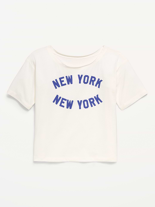 Old Navy Off-Shoulder Graphic T-Shirt for Girls — photo 3