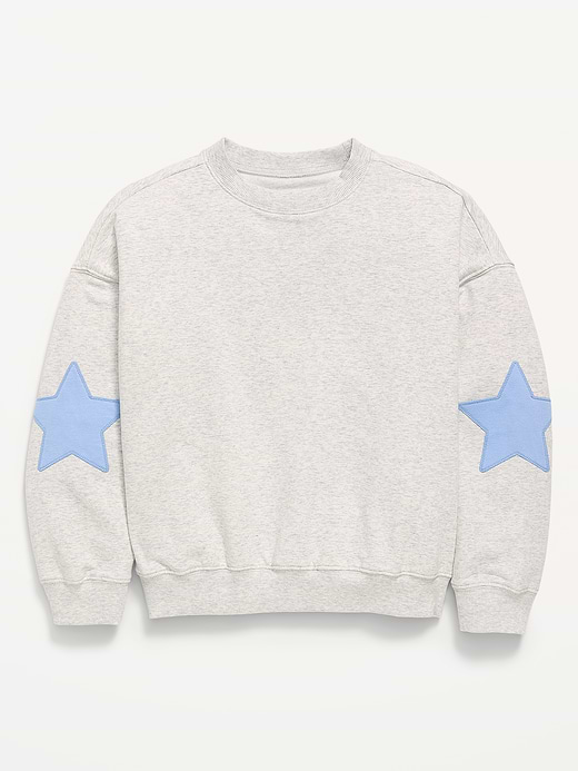 Old Navy Favorite Fleece Oversized Tunic Sweatshirt for Girls — photo 1