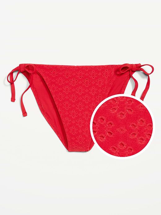 Old Navy Eyelet String Bikini Swim Bottoms — photo 5