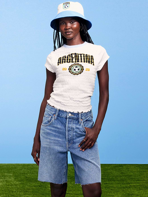 Old Navy FIFA World Cup 26™ England Vintage Crew-Neck T-Shirt for Women