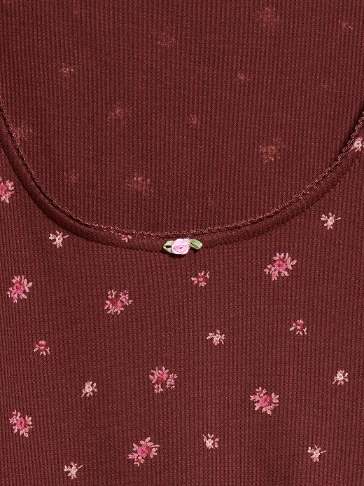 Old Navy Waffle-Textured Long-Sleeve Pajama Top — photo 5