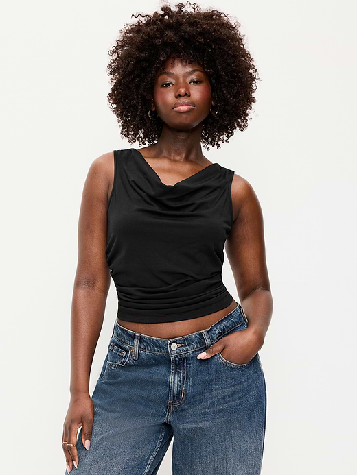 Old Navy Asymmetrical Side-Cinch Tank Top — photo 6